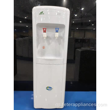 Dispensador de agua embotellada fría y caliente color blanco sin mueble